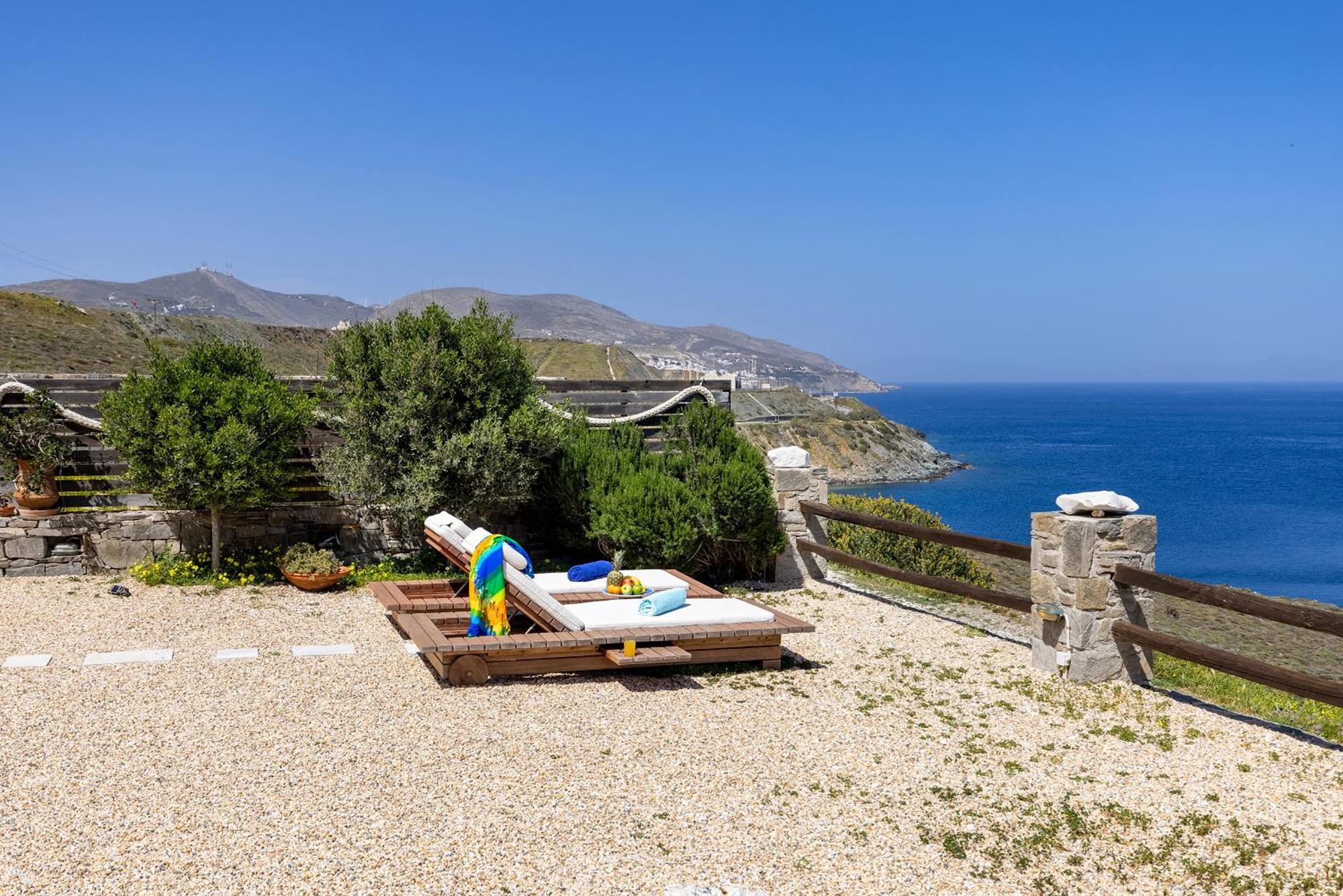 אזולימנוס Aegean View - Seaside Apartment In Syros מראה חיצוני תמונה