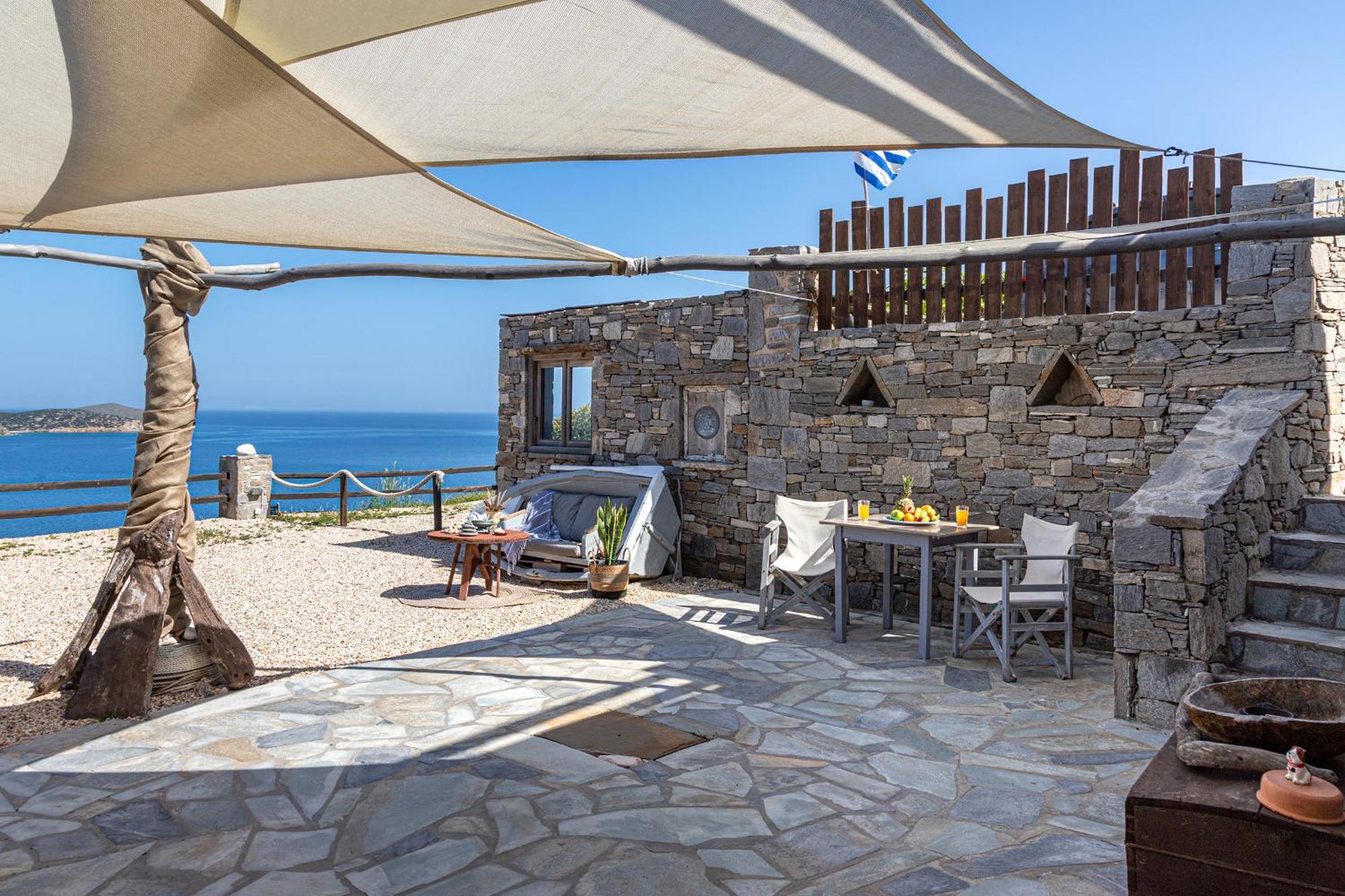 אזולימנוס Aegean View - Seaside Apartment In Syros מראה חיצוני תמונה
