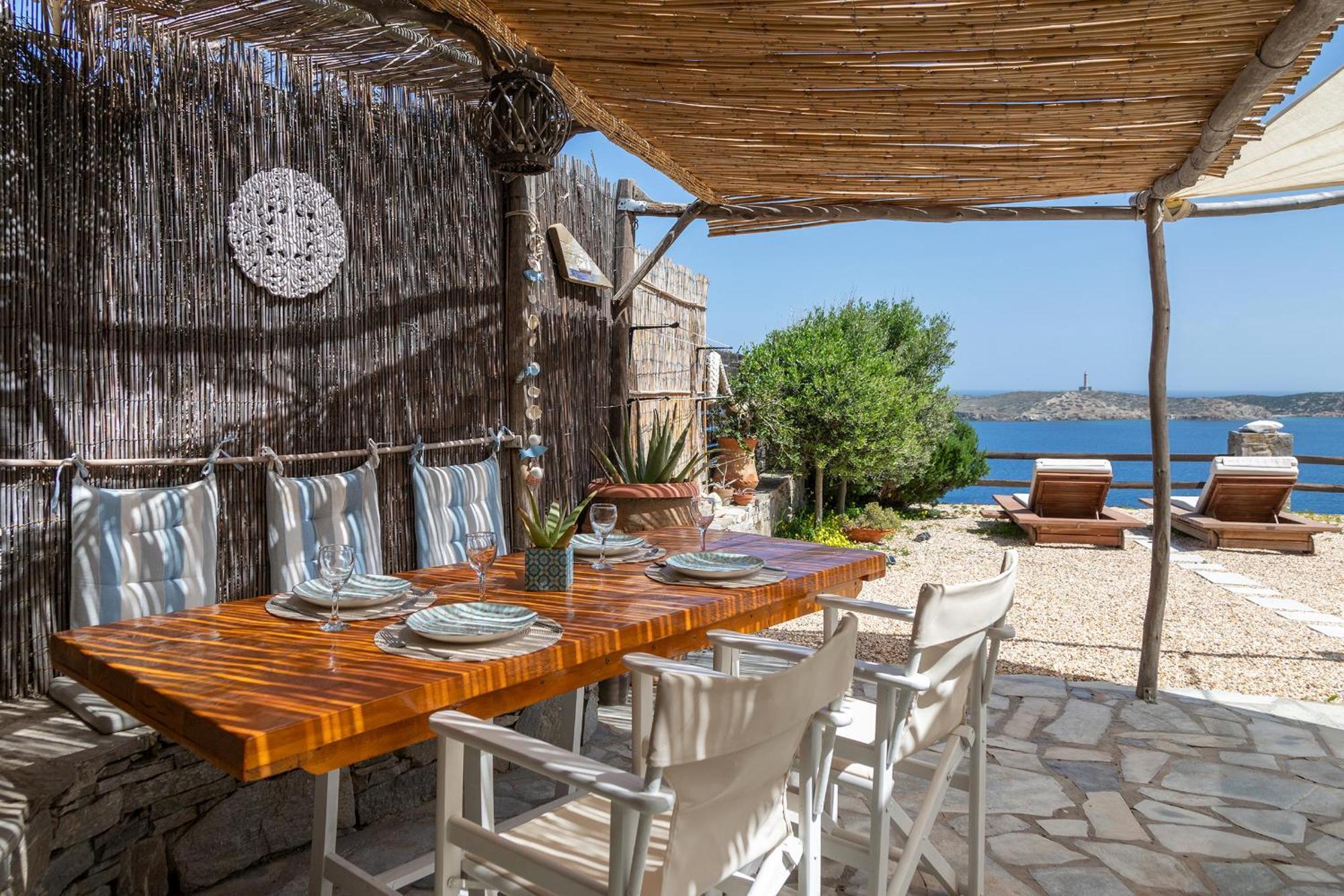 אזולימנוס Aegean View - Seaside Apartment In Syros מראה חיצוני תמונה