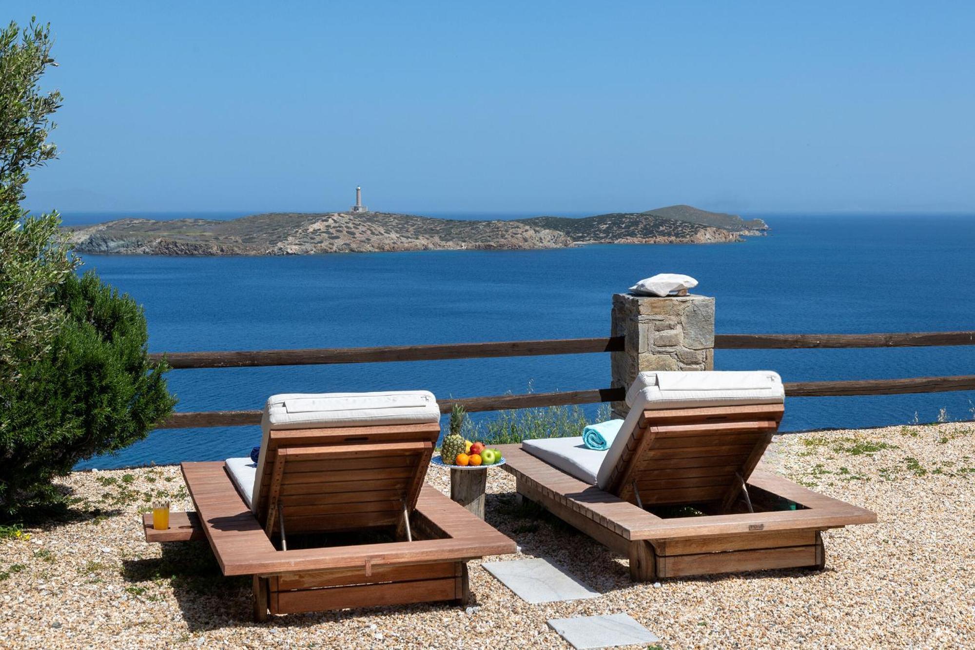 אזולימנוס Aegean View - Seaside Apartment In Syros מראה חיצוני תמונה