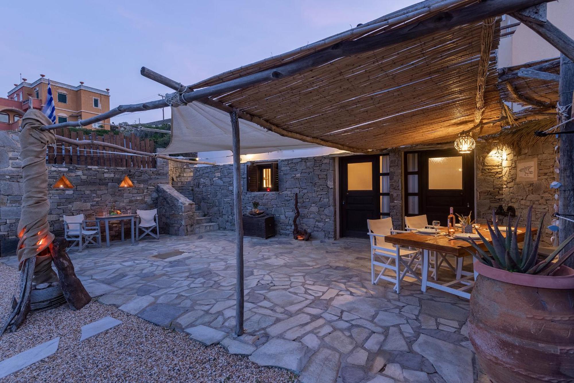 אזולימנוס Aegean View - Seaside Apartment In Syros מראה חיצוני תמונה
