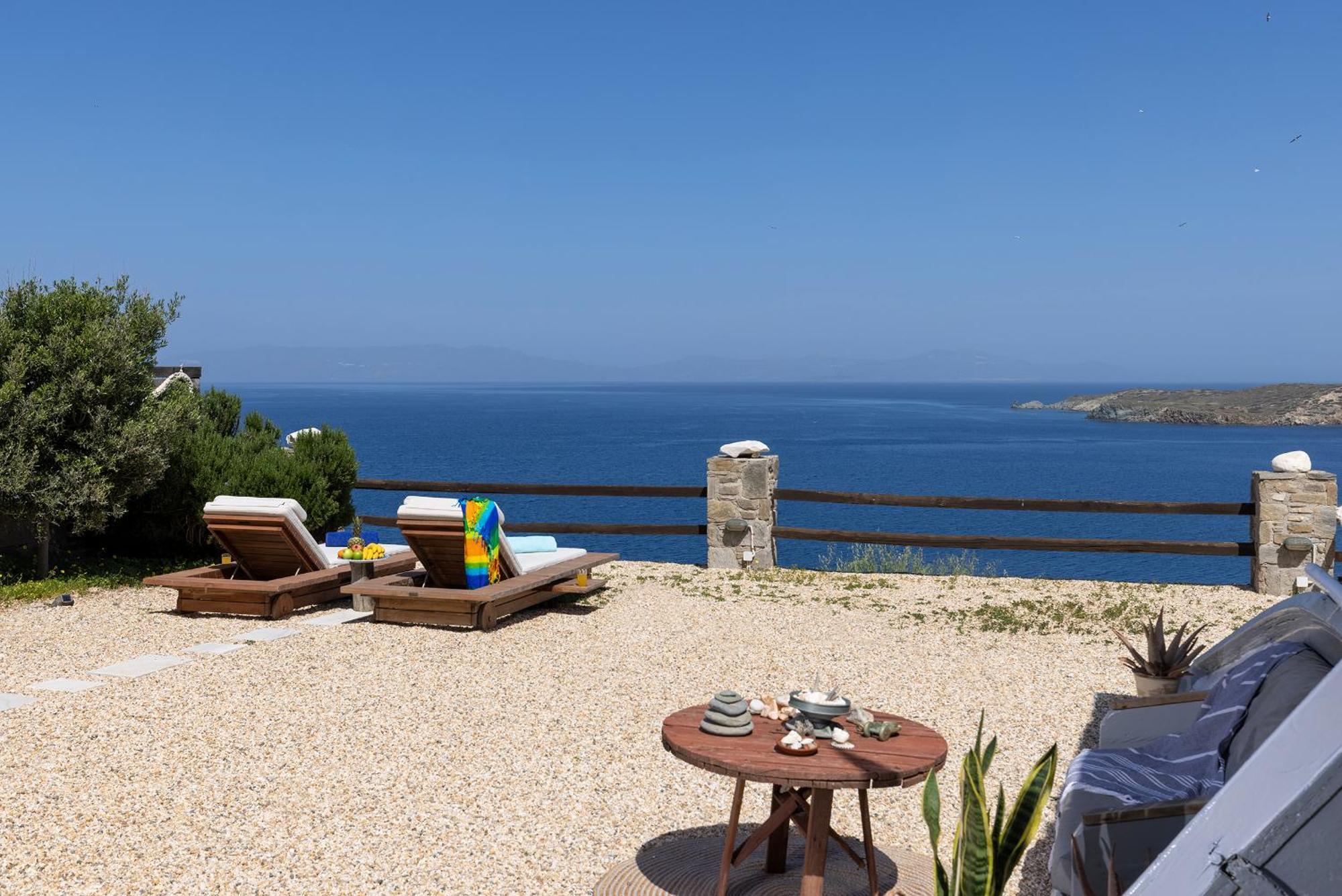 אזולימנוס Aegean View - Seaside Apartment In Syros מראה חיצוני תמונה