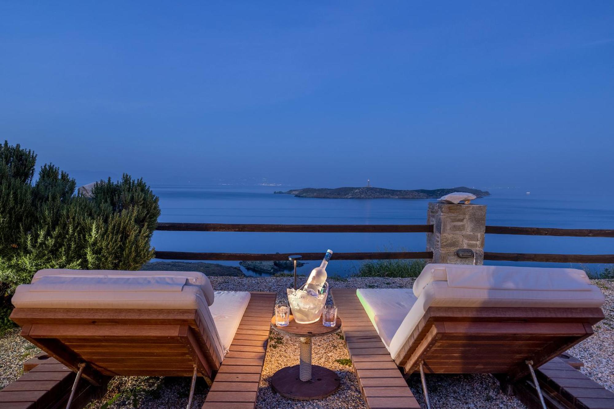 אזולימנוס Aegean View - Seaside Apartment In Syros מראה חיצוני תמונה