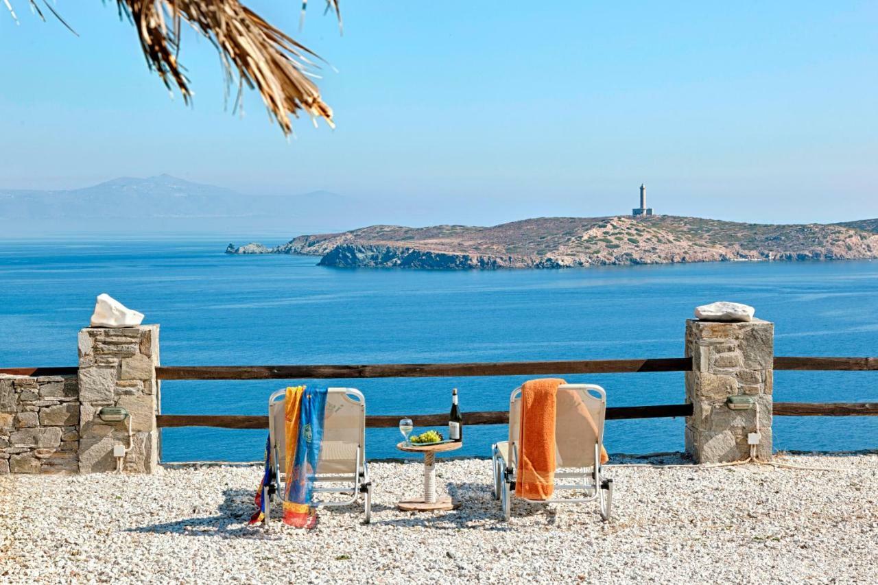 אזולימנוס Aegean View - Seaside Apartment In Syros מראה חיצוני תמונה